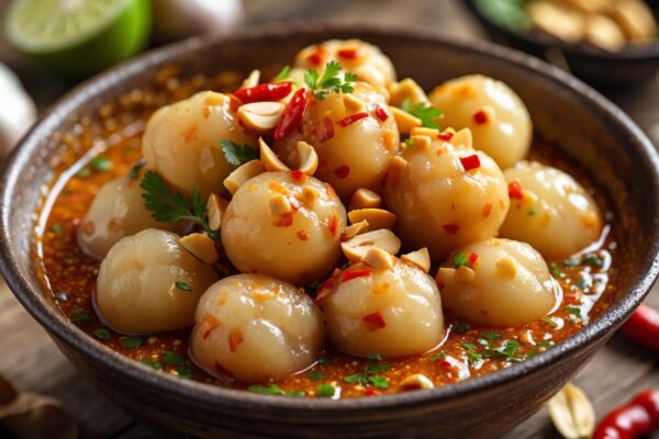 Resep Cilok Kenyal Pedas Saus Kacang Nendang, Camilan Autentik Nusantara