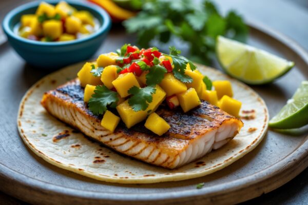 Street Taco Ikan Asap & Salsa Mangga Pedas: Resep Segar Praktis nan Menggoda