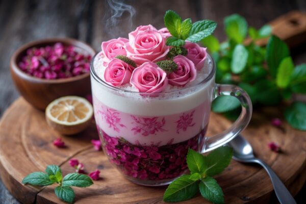 Teh Rosella Dingin dengan Perasan Jeruk, Minuman Sejuk dan Bikin Nagih Segar